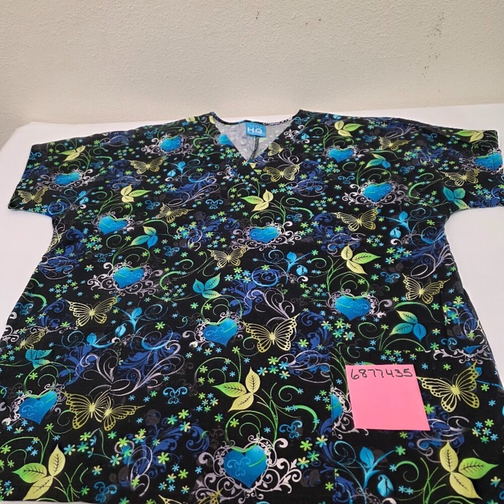 Scrub HQ - Medium black butterflies leaves